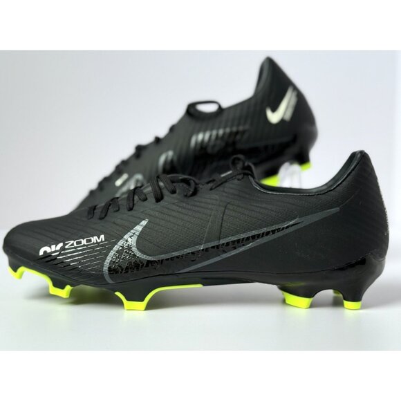 Nike Zoom Vapor 15 Academy FG/MG Black Volt Soccer Cleats Size 8 DJ5631-001 - Picture 1 of 7